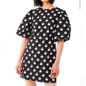 Kate Spade Apple Toss Taxi Poplin Dress